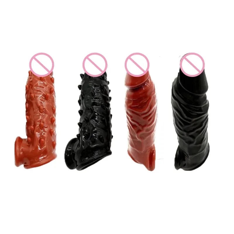 Nam Silicone Dương Vật Nhẫn Có Thể Tái Sử Dụng Gà Trống Vòng Khóa Trì Hoãn Xuất Tinh Anillo Hombre Dương Vật Tay Nhai Đạo Biện Sự Xứ Gợi Tình Đồ Chơi Tình Dục Cho Nam — image 1
