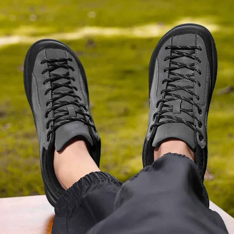 Unisex Barefoot กว้าง Toe Running รองเท้า Minimalist หนังเทียมเดินรองเท้าผ้าใบ Lace Up น้ำหนักเบา Breathable รองเท้า — image 6