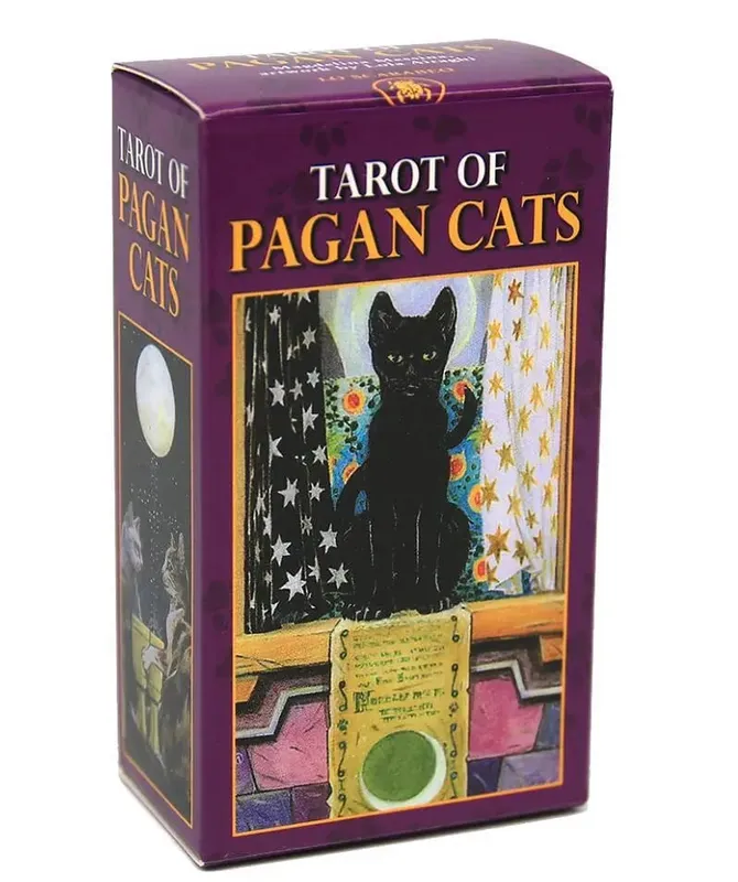 Magan Talia kart tarota Pogańskie koty Karty Wyroczni Gry planszowe Arcanum Tarot De La Nuit Manara Czarodzieje Morgan Greer Kawaii — image 3