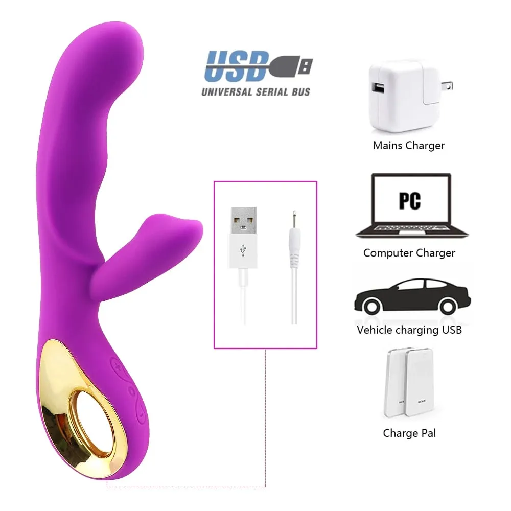 กระต่าย G Spot Vibrator สำหรับผู้หญิง 10 โหมดการสำเร็จความใคร่ Dildo ที่มีประสิทธิภาพ Masturbation Clitoris Stimulator เครื่องนวดช่องคลอดของเล่นสำหรับผู้ใหญ่ — image 2