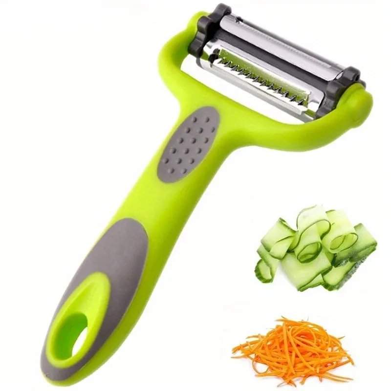 Pelapatate multifunzionale 3 in 1 per frutta e verdura, grattugia e trituratore: l'utensile da cucina definitivo Accessori da cucina