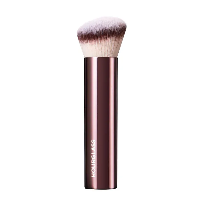 1 styk Angled Foundation Makeup børster Liquid Foundation Makeup børste udsøgt professionelt kosmetisk værktøj metalhåndtag
