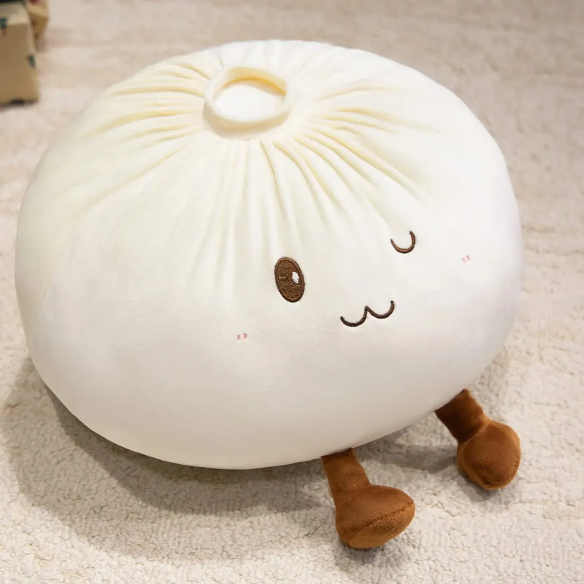 40cm 만두 플러시 장난감 부드러운 인형 포옹 베개 인형 홈 인테리어 스트레스 릴리프 장난감 팬 선물 — image 7