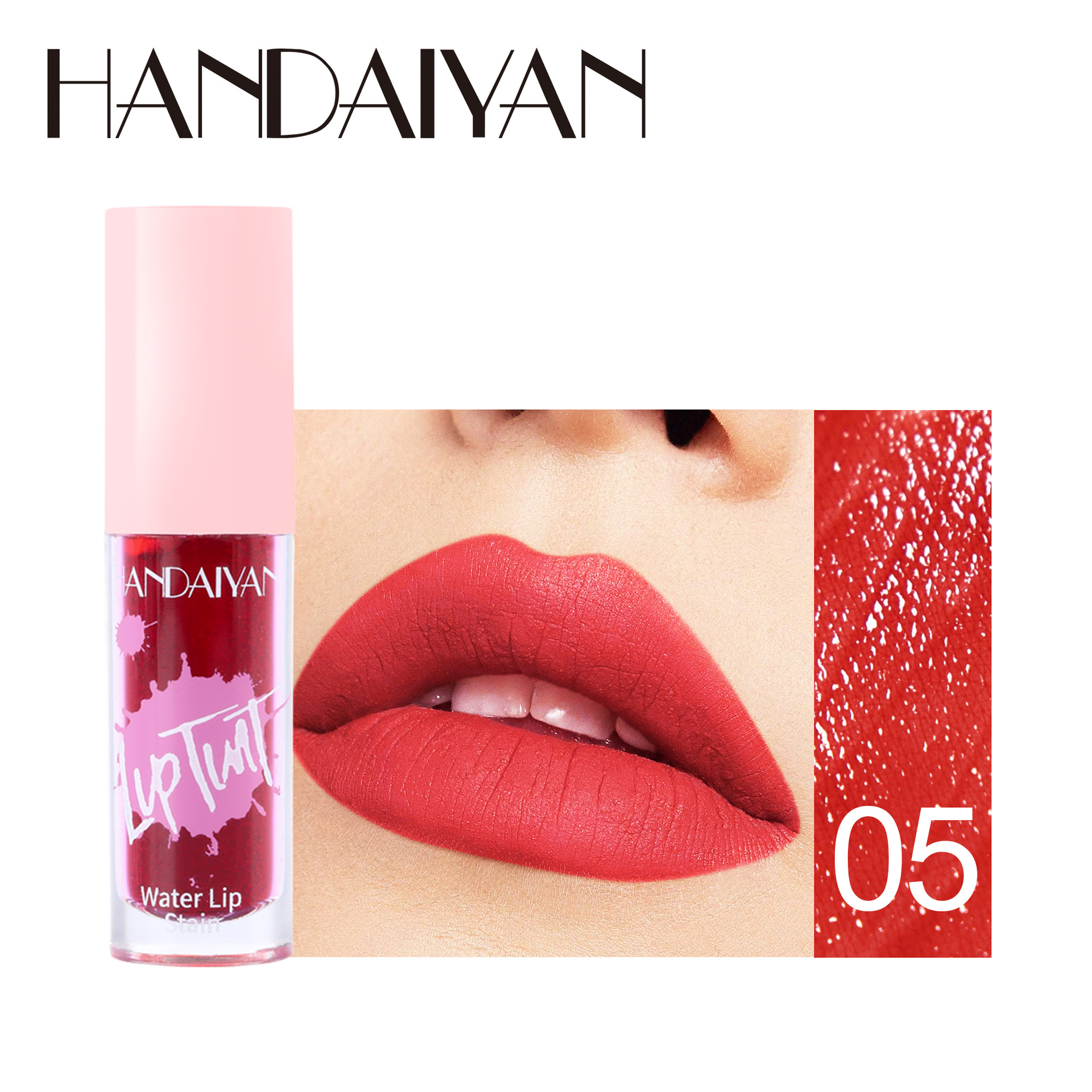 Pelbagai guna 6 Warna Lip Gloss Pipi Tint Pelembap Tahan Lama Pewarna Bibir Blush Makeup Noda Bibir Lipgloss Berkilat Kosmetik — image 11
