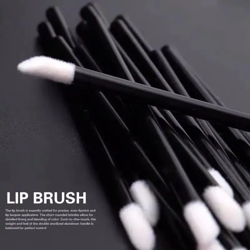 ขายส่ง 250/500/1000 ชิ้นแปรงลิปสติกมาสคาร่า Applicators ทำความสะอาดเครื่องสำอางลิปสติก Micro แปรงแต่งหน้าเครื่องมือจำนวนมาก — image 4