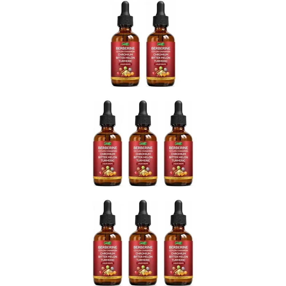 Berberine Complex Gocce Supporto metabolico 100% zucchero naturale e senza alcol Equilibrio sano dello zucchero nel sangue e salute dell'apparato digerente — image 12