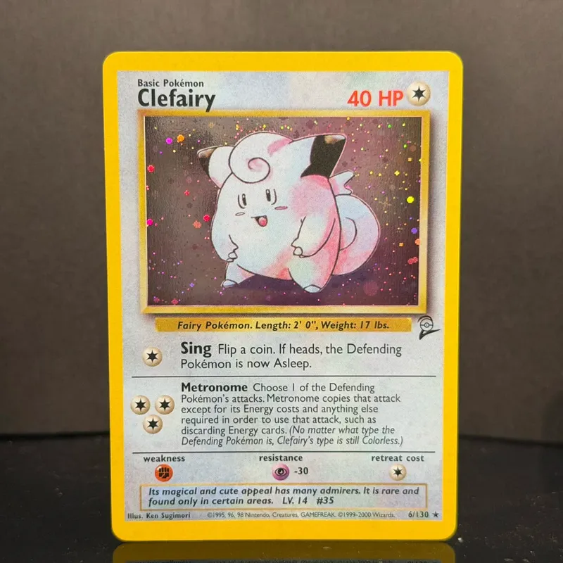 Poket 2000 Set Pangkalan 2 OG Nostalgia Koleksi Hitmonchan Scyther Clefable Pidgeot Mewtwo Proksi Holo Tradisional — image 12