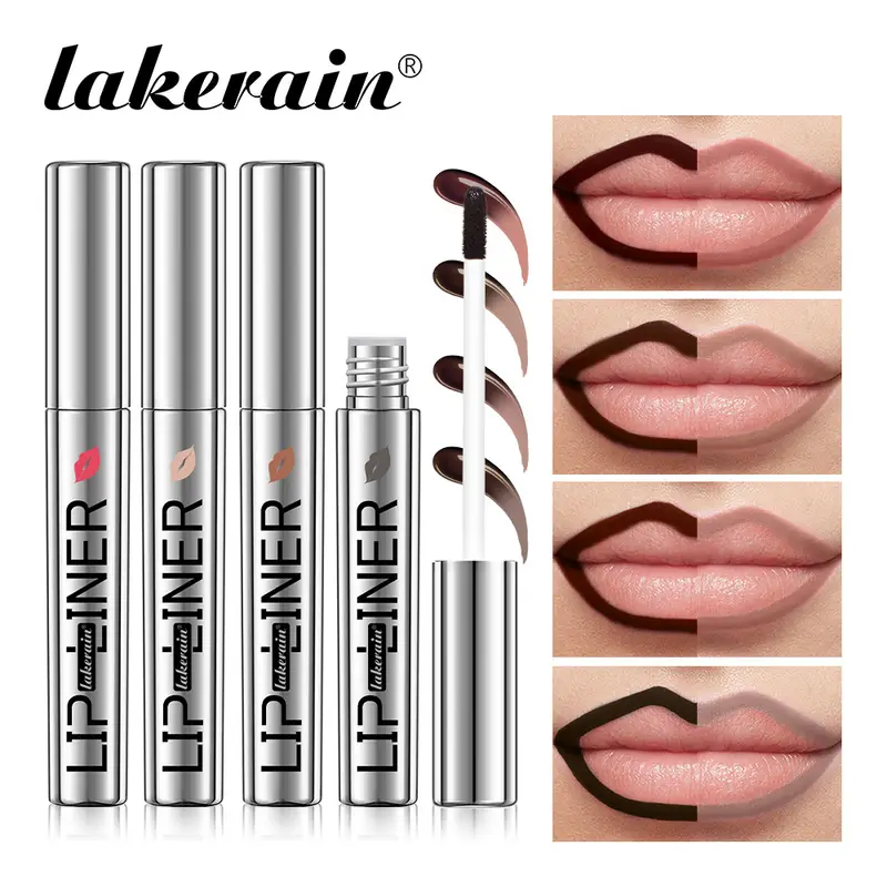 Crayon à lèvres détachable, 4 couleurs, imperméable, longue durée, hydratant, brillant, tatouage, rouge à lèvres, cosmétiques — image 2