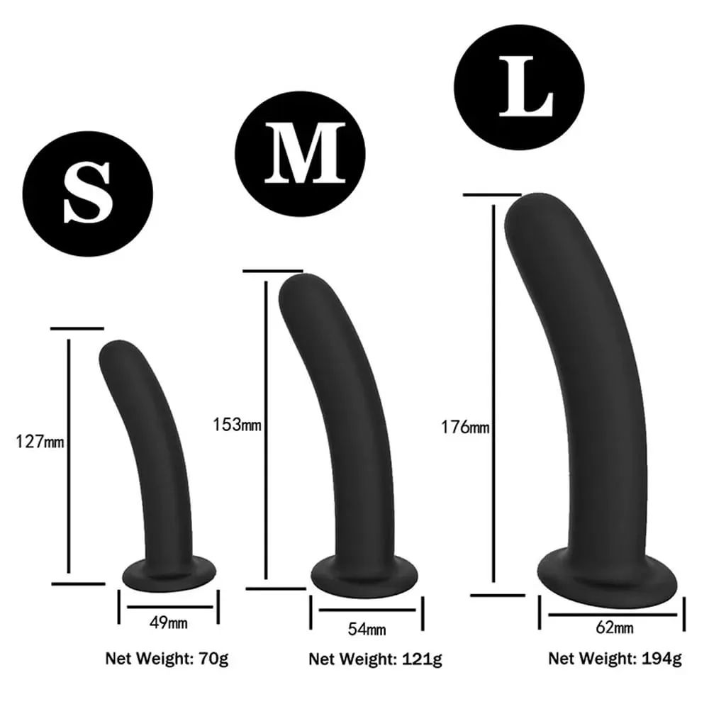 Verstellbares Silikon-Umschnalldildo-Geschirr-Set, S, M, L, Größen, realistische Penishöschen für Frauen, lesbische Paare, G-Punkt, Anal, Vaginal — image 3