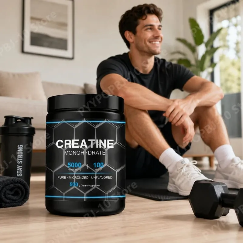 Creatine Monohydrate Powder 500g Unflavored Micronized Supplement for Workout Recovery Muscle Support Men Women — image 5