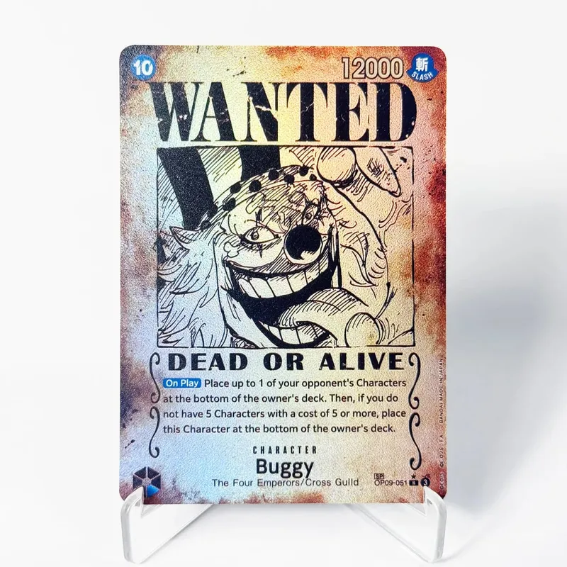 OP09 One Piece Emperors in the New World Deck organisé Luffy Shanks Roger Buggy Zoro Dragon Foil Cartes proxy texturées Anglais — image 9