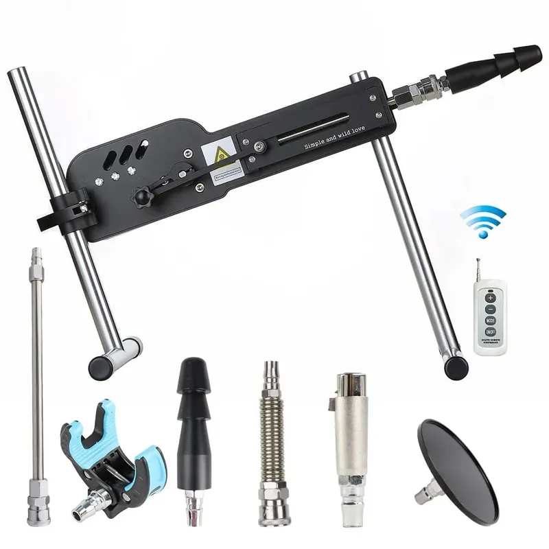 שדרוג מכונת סקס עם שלט רחוק Super Silent Ultra Adjustable Vac U Lock 30db 70W מכונת אהבה עם Big D חינם — image 17