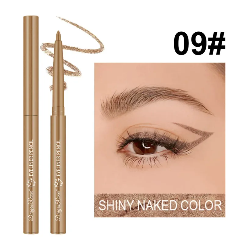 กันน้ำสีดำสีน้ำตาลอายไลเนอร์เจลดินสอ Matte Smooth Quick แห้งสวมใส่ง่าย Pearlescent อายแชโดว์ Eye Liner ปากกาแต่งหน้าสำหรับดวงตา — image 13