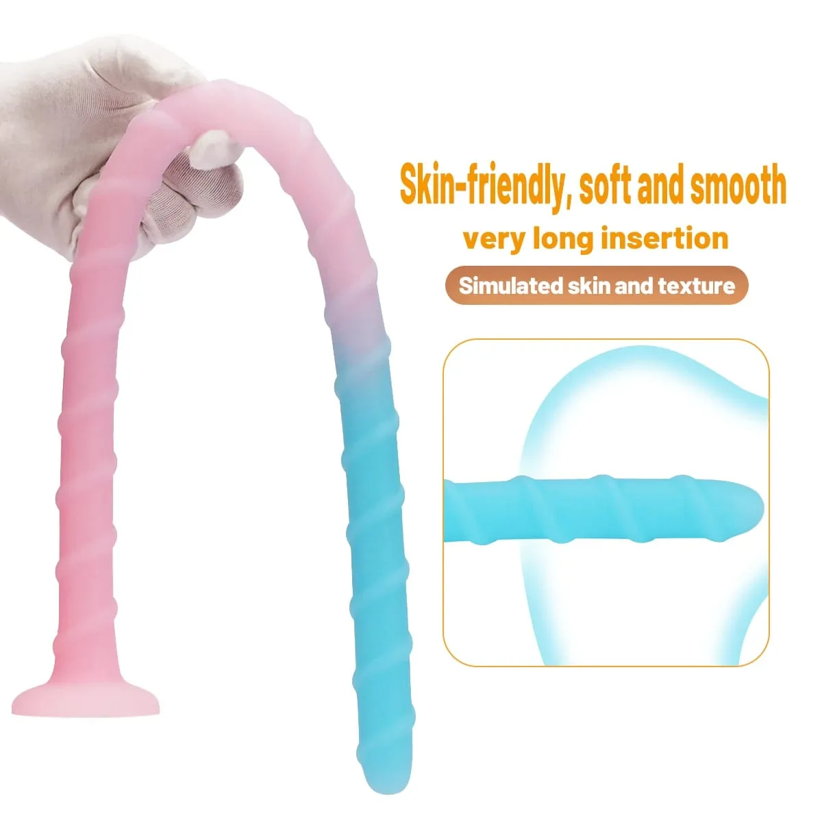 Trois tailles de bouchons anaux longs tentacules de poulpe de forme spéciale jouet sexuel doux pour adulte matériaux en Silicone liquide stimulateur de prostate — image 4
