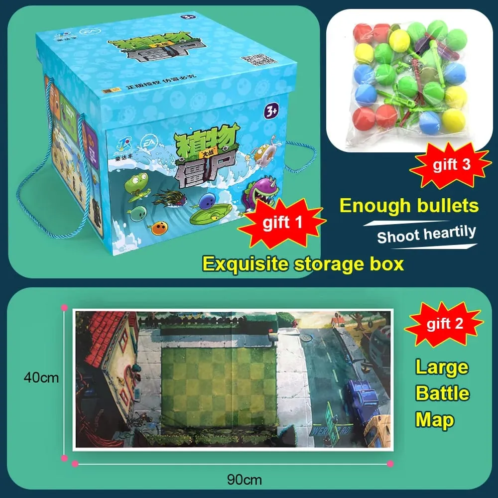 PVZ 2 postava Minifigurka Kompletní kolekce Peashooter Figurky Mapa scény Příslušenství Dekorace interiéru Sváteční sběratelský dárek — image 3
