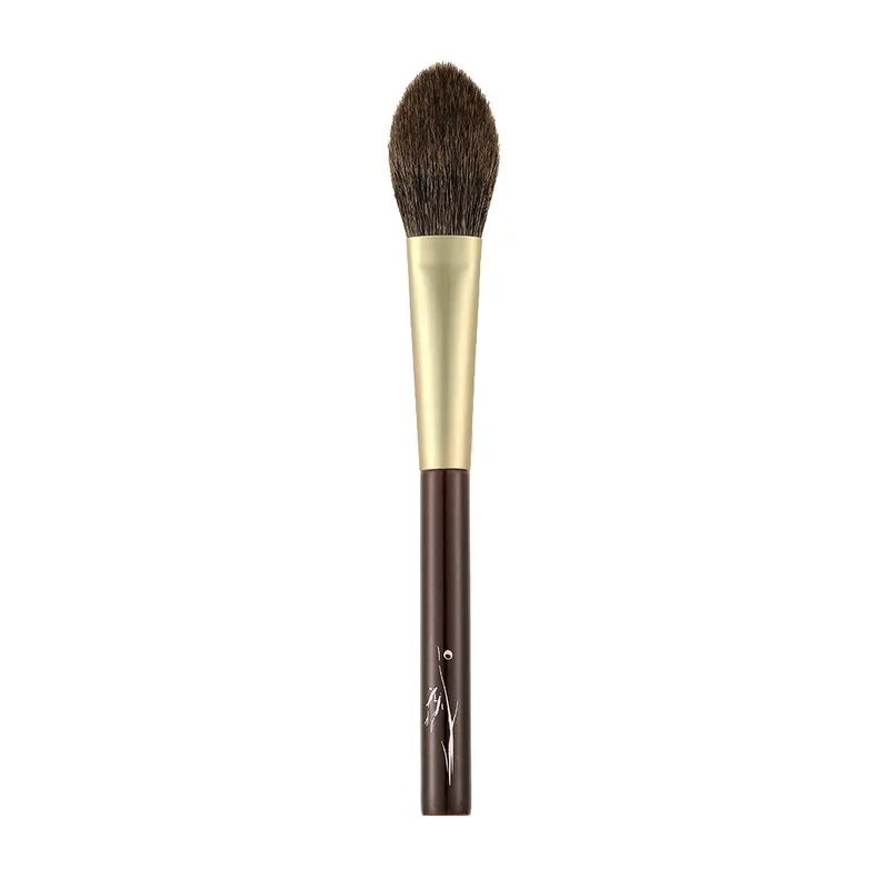 SD29 Pennello per trucco professionale fatto a mano Pennello per evidenziatore per fard Pennelli per trucco per capelli morbidi di scoiattolo