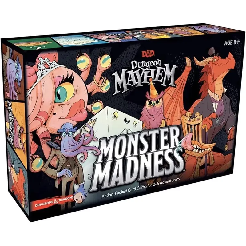 Dungeon Mayhem Dungeons Dragons Card Game 120 Cards Board Game Monster Madness Party Game for Friends and Family — image 10