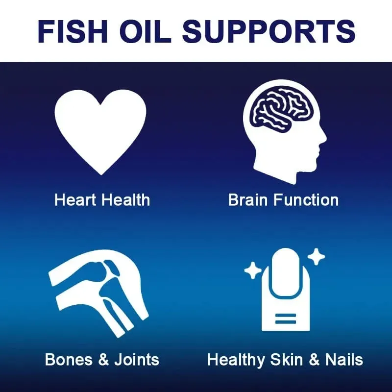 Minyak Ikan Omega 3 - Menyokong Sistem Saraf Otak Baik untuk Kardiovaskular & Kesihatan Kulit Antioksidan — image 6