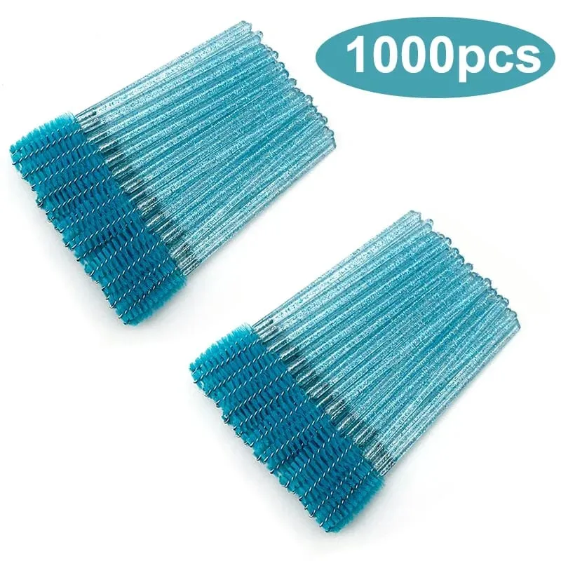 도매 50/1000/2000pcs 스풀리 브러쉬 애플리케이터 메이크업 도구 속눈썹 브러쉬 마스카라 완드 도매 눈썹 속눈썹 청소 — image 5