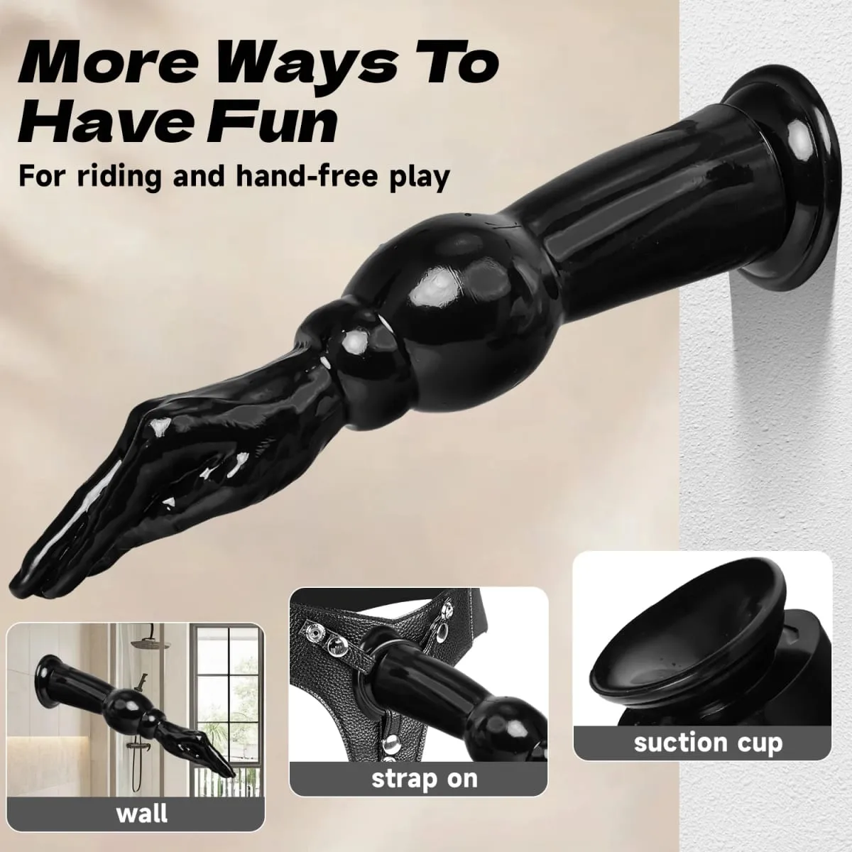 New Fist Hand Anal Plug Butt Plug Vaginal Butt Dilator Men Anus Expander Big Dildo Female Masturbator Sex Toy 18 Adult For Women — image 3