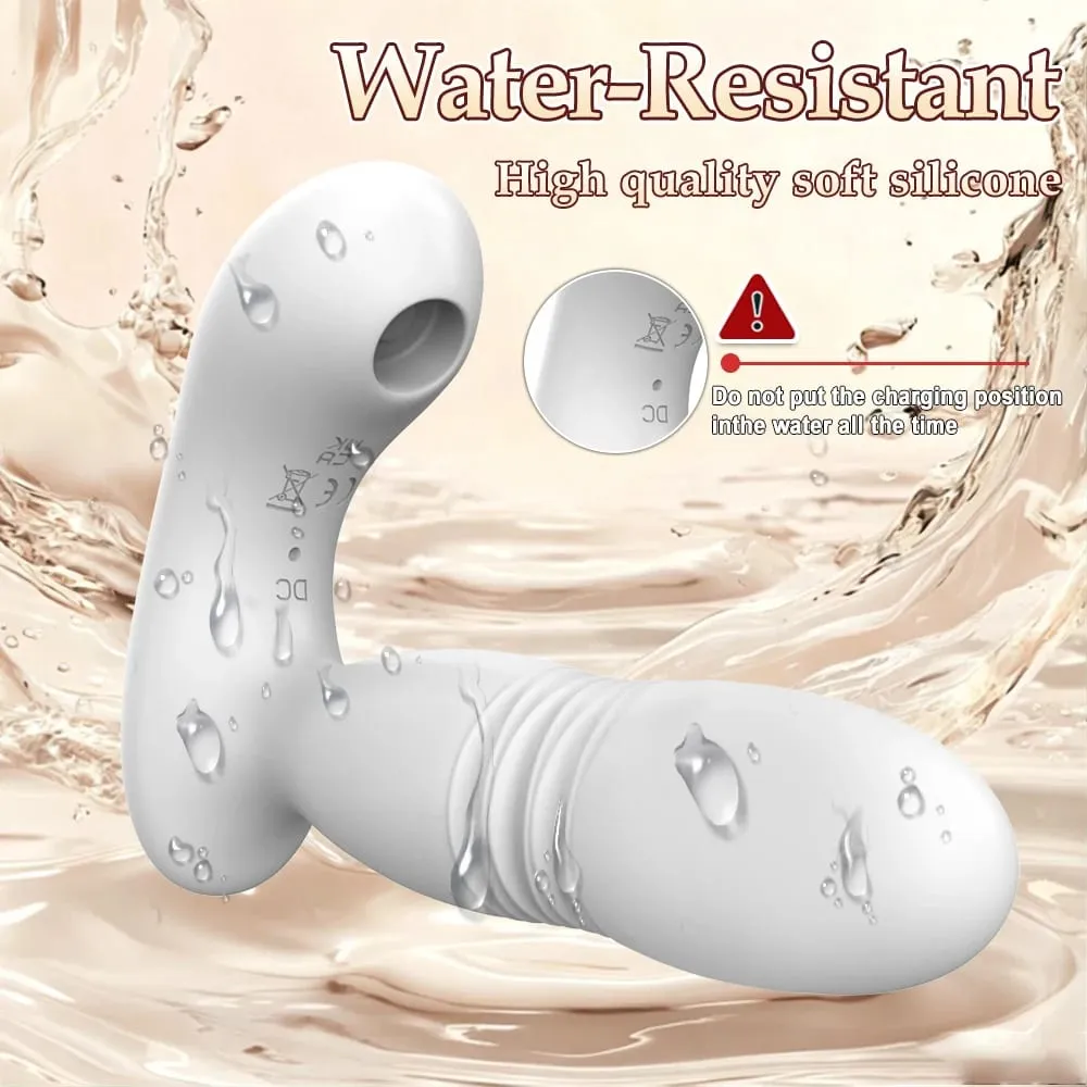 APP-Vibrator, stoßende G-Punkt-Vibratoren und 9 Saugmodi zur Stimulation der Klitoris-Nippel, Anal-Sexspielzeug für Frauen, Sexspielzeug für Erwachsene — image 4