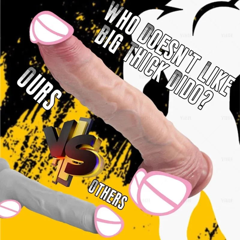 สมจริงยาวDildoเนื้อผิวนุ่มBig Dickซิลิโคนคู่ขนาดเล็กPenisสำหรับชายหญิงAnal Sexของเล่นดูดถ้วยmasturbator — image 4