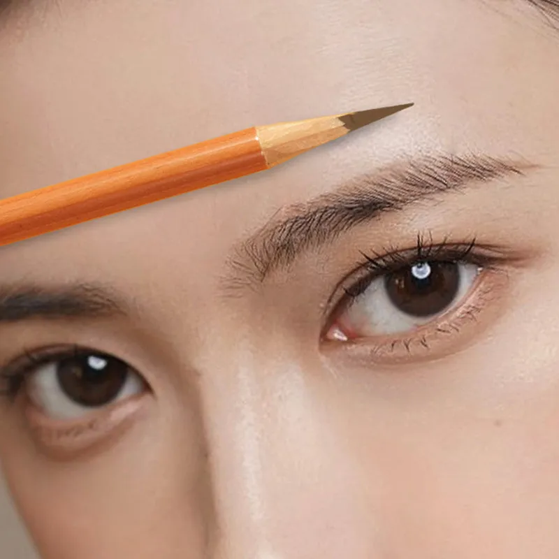 Penna per sopracciglia Duro Microblading Brow Definer Enhancers Matita Impermeabile Facile da applicare Trucco Sopracciglia selvagge naturali Tinta — image 3