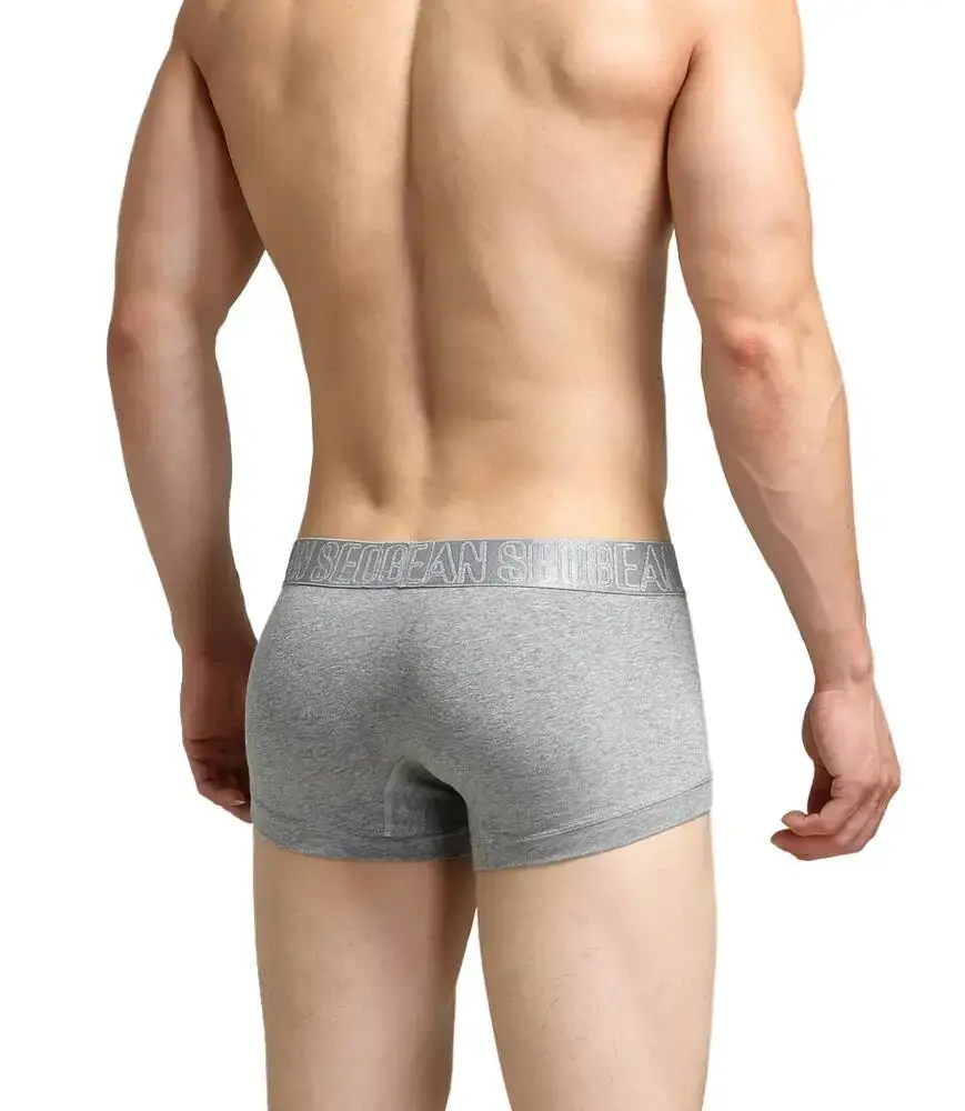 Men's Boxers Cotton Underwear Boxer Shorts Sexy Men Boxer Briefs Solid Color Underpants Boxer For Man — image 26