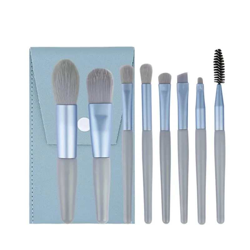 13/8 stk bløde fluffy makeup børster sæt til kosmetik Foundation Blush Powder Øjenskygge Kabuki Blending Makeup børste skønhedsværktøjer — image 13