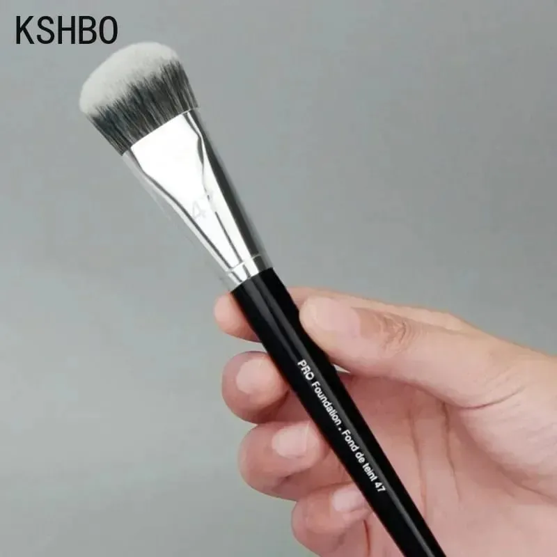 Professionelle Foundation Pinsel 47/52 Besen Kopf Flüssige Foundation Schatten Reparatur Pinsel Frauen Gesicht Basis Make-Up-Tools — image 5