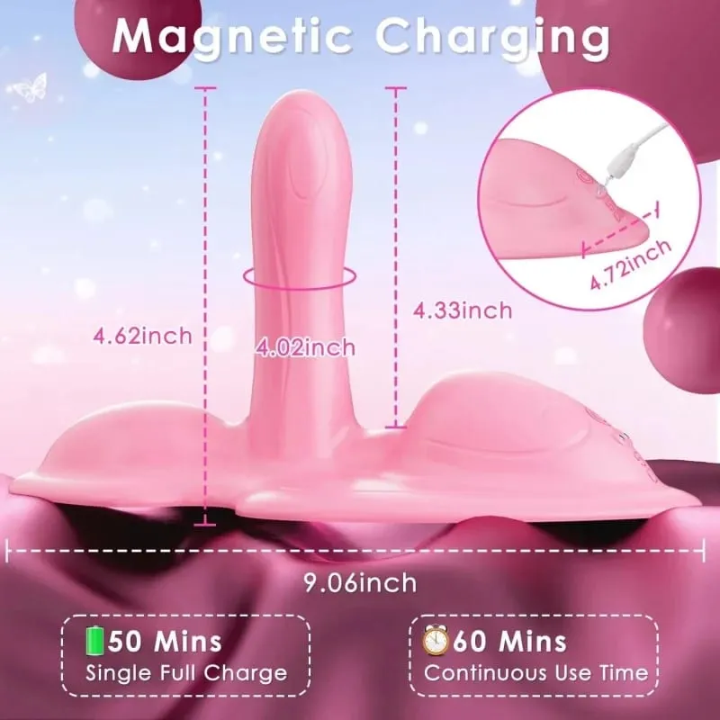 Dildo für Frauen, automatisches Stoßen, Vibrationskissen, Fernbedienung, Lecken, Anal-G-Punkt-Stimulation, Sexspielzeug für Frauenvergnügen — image 7
