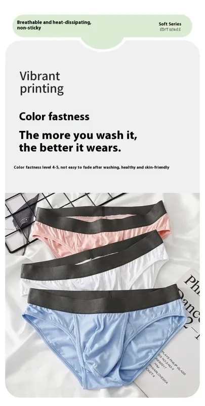 Slips en modal pour hommes, conception à double pochette séparée, sous-vêtements ultra fins, respirants et hautement extensibles, vêtements confortables au quotidien — image 9