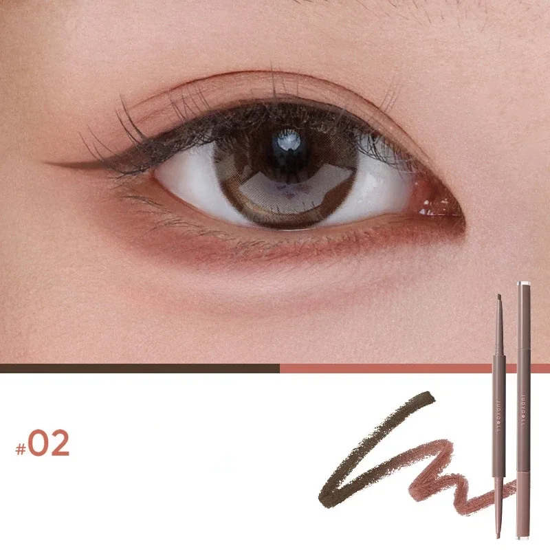 Judydoll Double Ended Eyeliner Lying Silkworm Gel Pen long Lasting Waterproof Non-Smudge Eyeliner Quick Drying Eye Makeup
