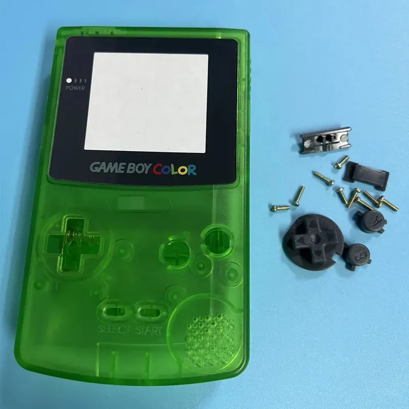 Новый цветной корпус Gameboy Gbc Shells, ограниченная серия, сменные корпуса, игровая периферия, аксессуары, светящиеся подарки на день рождения для мальчиков
