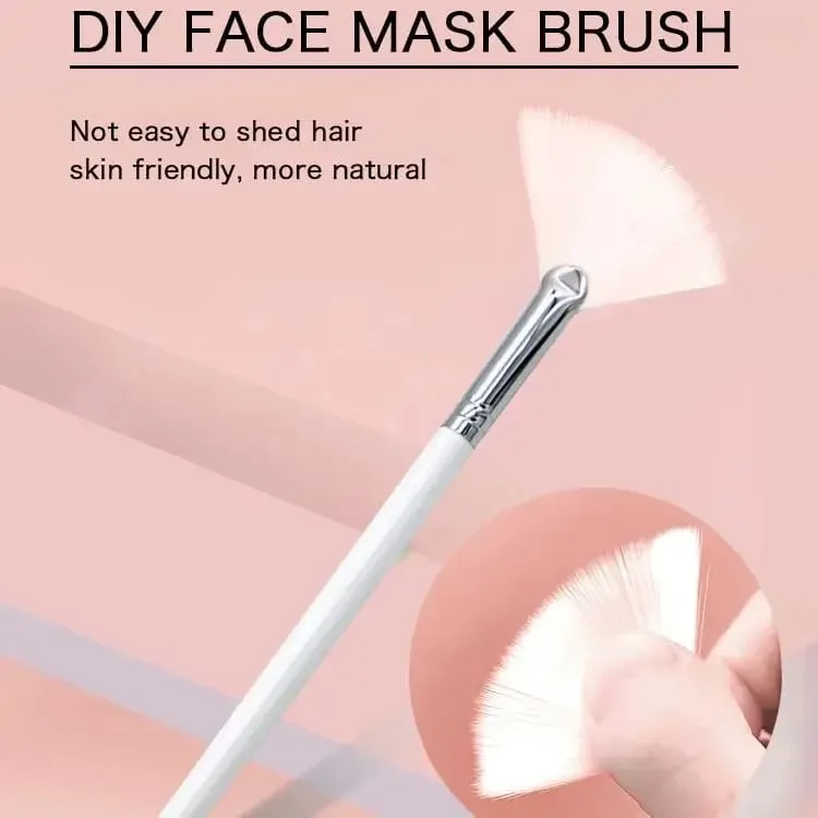 Gør-det-selv-ansigtsmaske børstesæt Bløde applikatorbørster Makeupværktøjer Inkluderer blød blæser ansigtsbørster syreapplikatorbørste — image 2