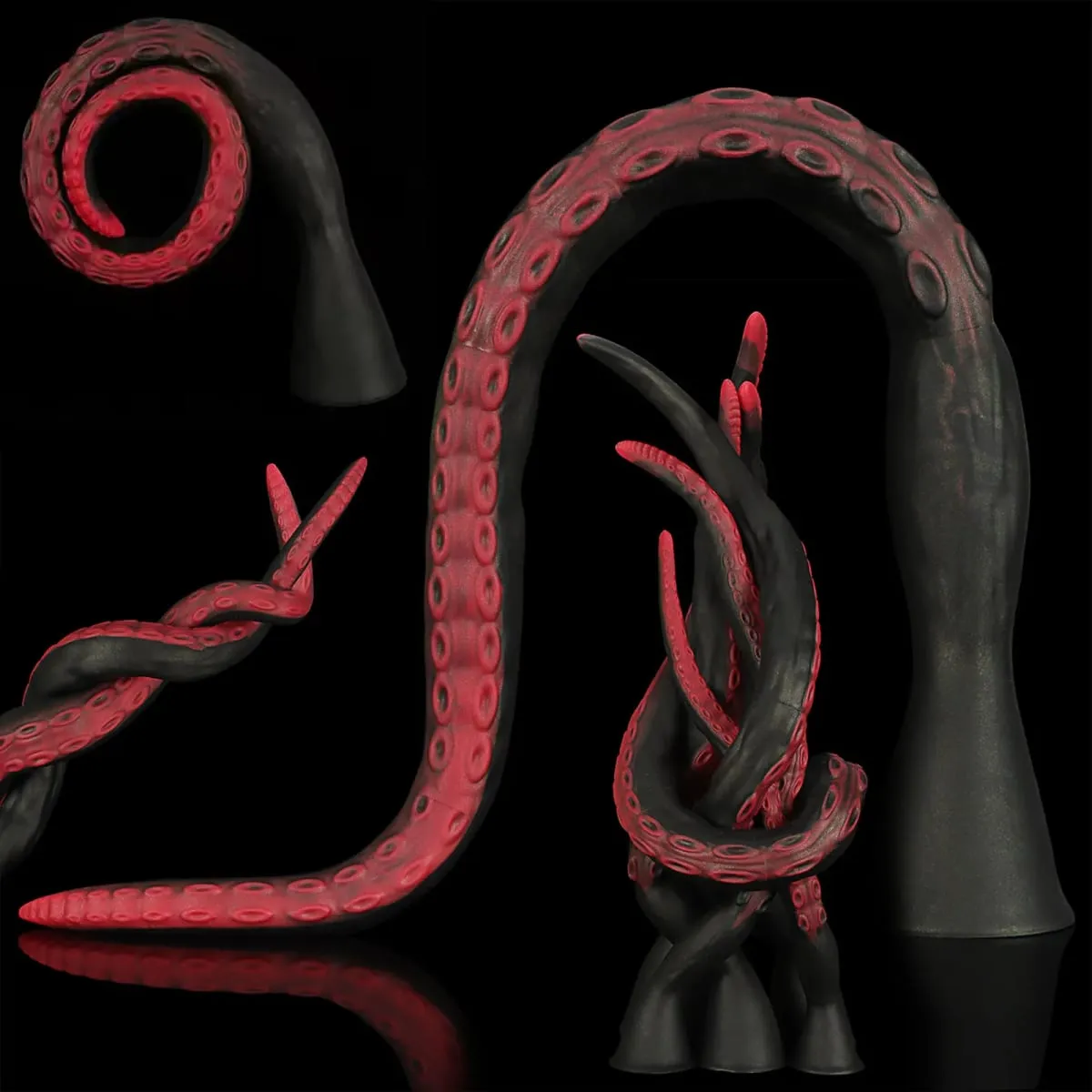 50-100 cm Super Lange Anal Peitsche Octopus Anal Plug Silikon Saugnapf Bdsm Buttplug Dilatdor Anal Xxl Sex spielzeug Frauen Männer Sex Sho — image 1