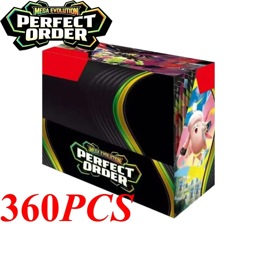 Pokémon TCG Mega Evolución - Pitch Black Booster Display Box Phantasmal Flames Booster Box Colección de juegos de cartas coleccionables Inglés