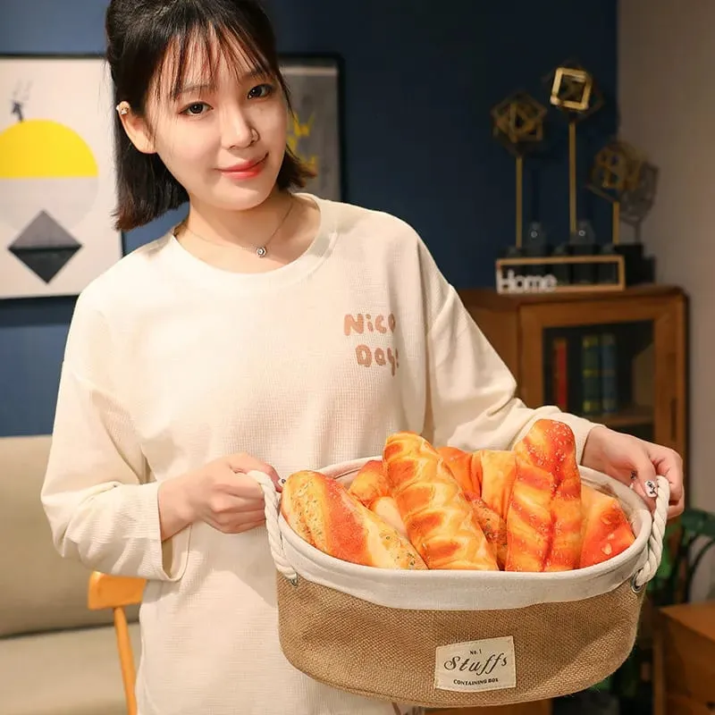 20/50cm Long Bread Pillow Stuffed Like Real Sesame S Cheese Denmark Toast Chopped Green Onion Sleeping Hug Support Leg Gift — image 7