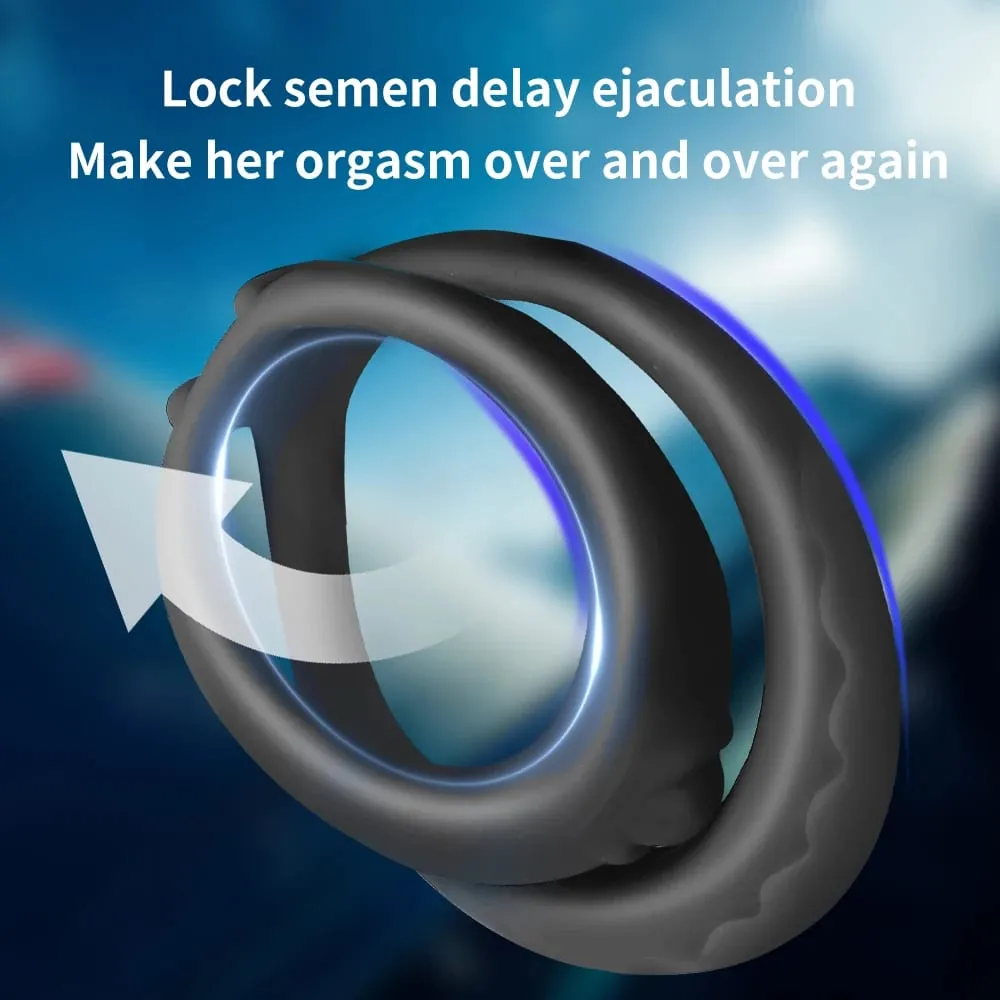 No Vibrator Silicone Extended Penis Sleeve Delay Ejaculation Dildo Anal Plug Sex Toys For Men 18 Adult Women Couple Sex Products — image 6