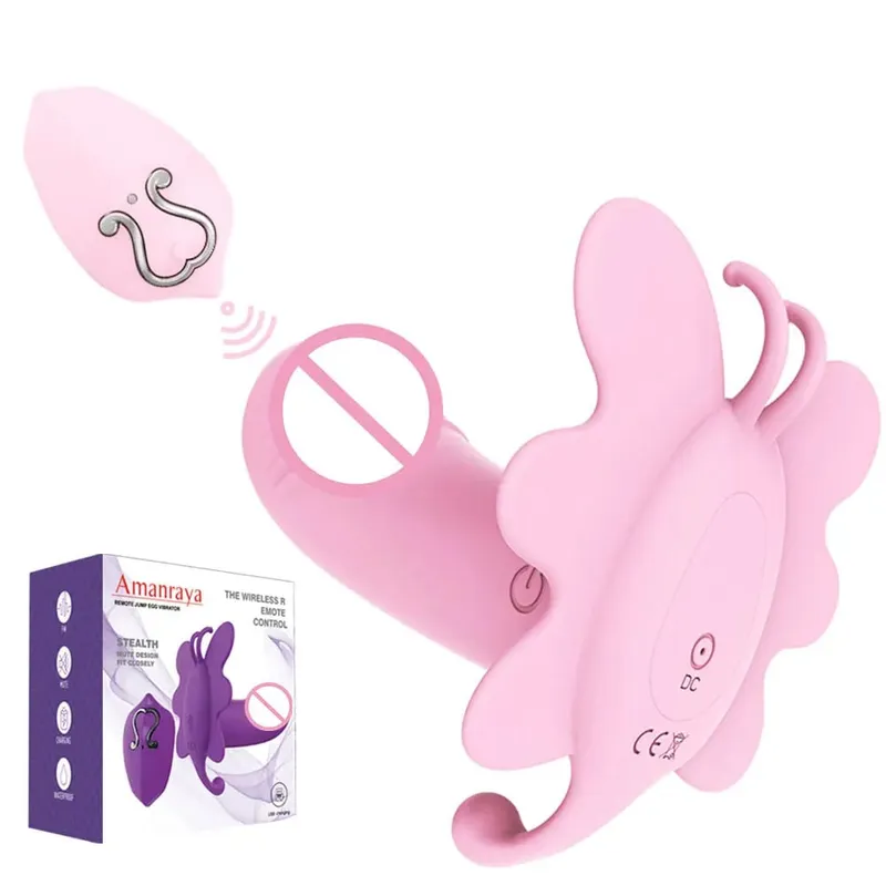 Seluar dalam boleh pakai Dildo Vibrator Kuat G Spot Kelentit Merangsang Wanita Melancap Pengurut Faraj Mainan Seks Dewasa untuk Wanita