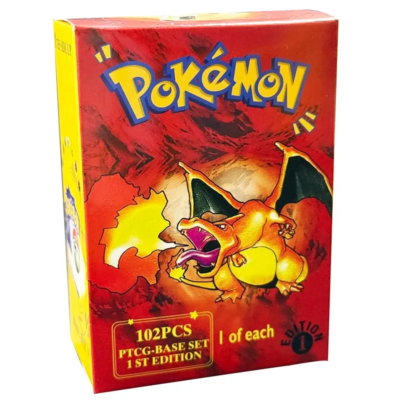 Proxy Cards 1ST Edition Booster Pack til Base PKM Sæt BS Hele Sæt Venusaur/Charizard/Blastoise 11 stk/Pakke TCG Giftsf — image 5