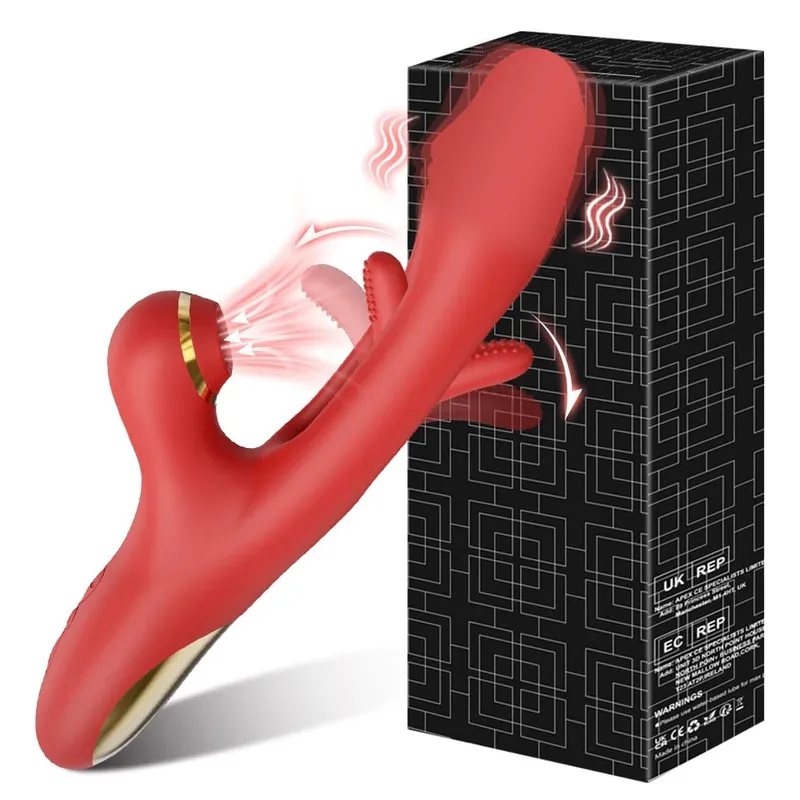 Tapping Flapping Vibrator for Women Clitoris Clit Sucker Stimulator Powerful Sex Toy Woman Female Rabbit Sucking Vibrators — image 9