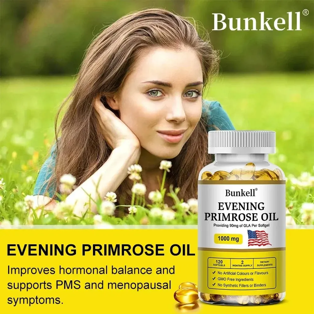 Evening Primrose Oil - Anti-oxidation Bone Strengthening Immunity Enhancement Endocrine Health Improvement — image 6