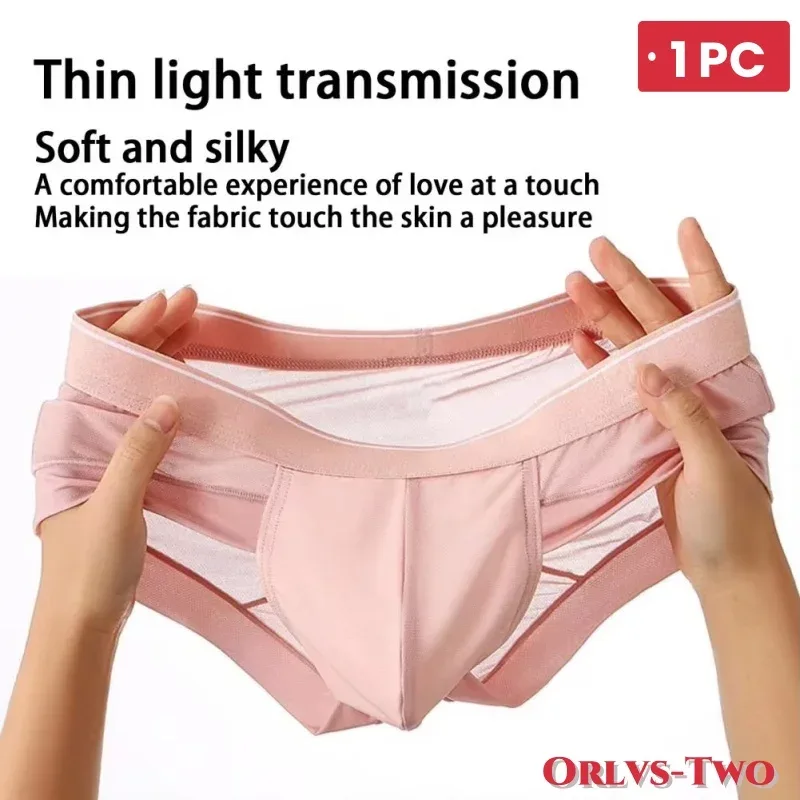 Herren-Slip, atmungsaktiv, 3D-Beutel, leicht, Herren-Bikini-Unterwäsche, weich, transparent, bequem, schnell trocknend, dehnbar, dreieckig für den Sommer — image 8