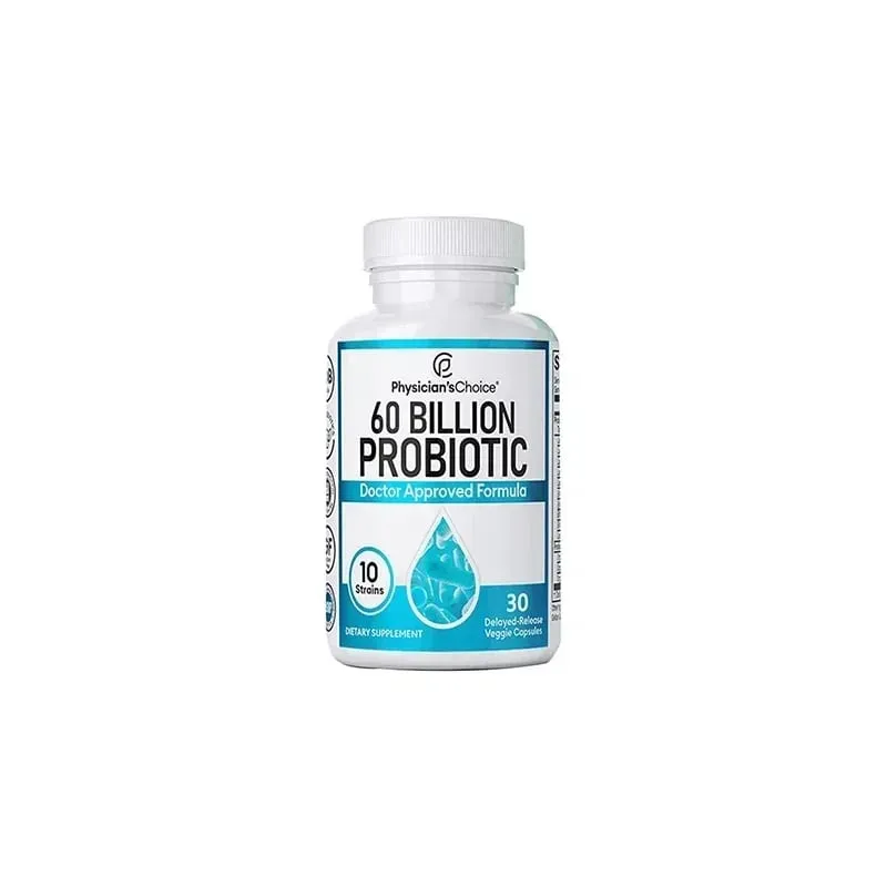 60 Billion Probiotics - Promotes Overall Digestive Health Immunity Gut Health Gas & Bloating Relief Acidophilus Supplement