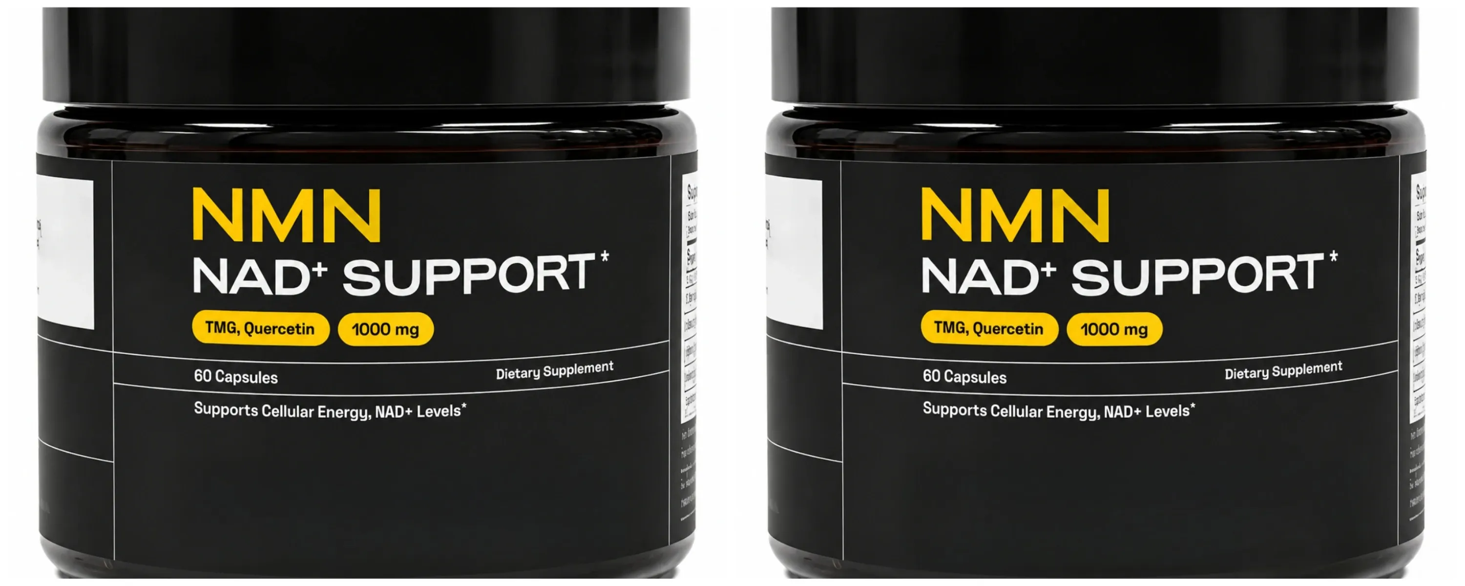 NMN NAD+ Support Capsules 1000 มก. รองรับพลังงานเซลลูล่าร์ ระดับ Cognitive Health NAD+ ด้วย TMG Quercetin 60 แคปซูลผู้ใหญ่