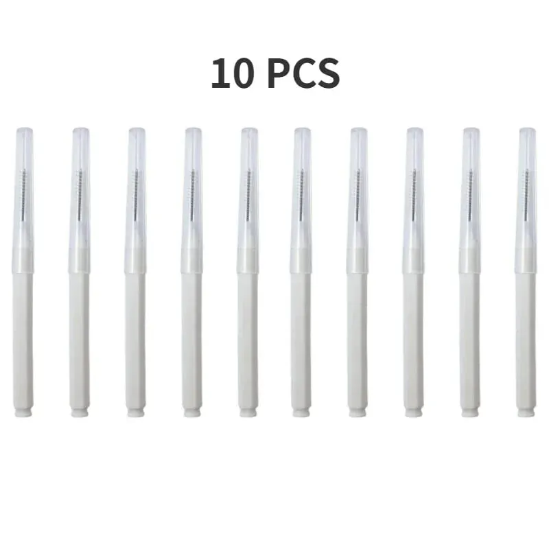 แบบพกพา Mini Disposable Eyebrow แปรง 10/50PS Eyelash Brow ยกแปรง Applicators Lash หวีเครื่องมือแต่งหน้าความงาม — image 11