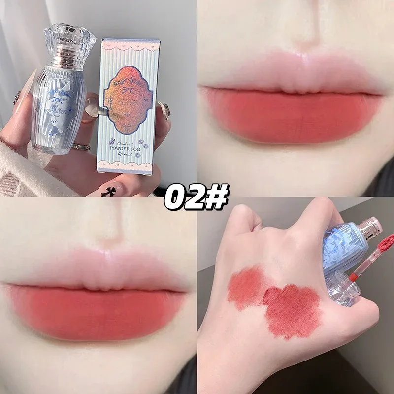 Gegebear prášek na rty bahenní matné rty s nízkou sytostí bílá rtěnka přirozená barva bez kelímku dlouhotrvající make-up bez vyblednutí — image 8