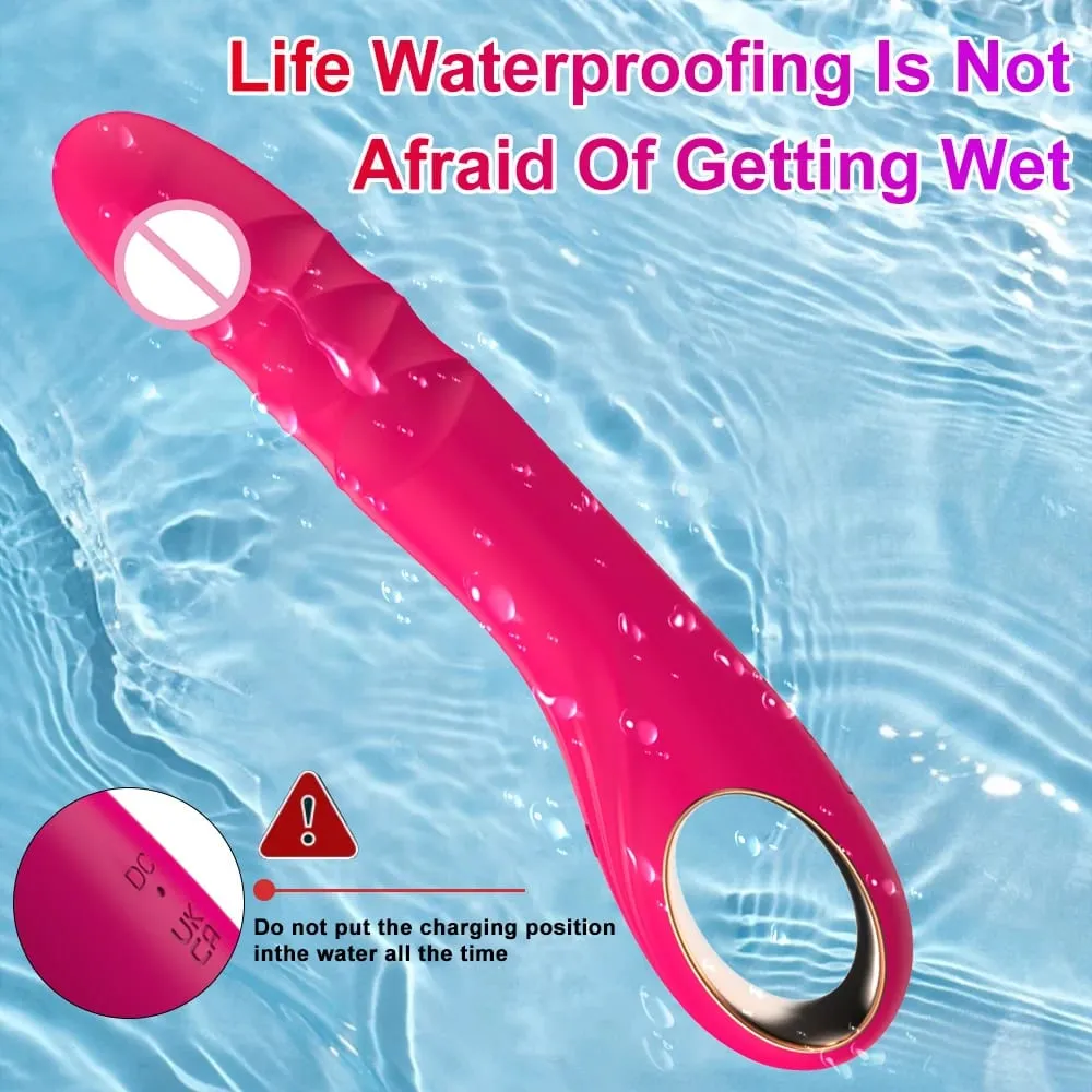 Simulieren Sie einen Dildo-Vibrator mit 10 leistungsstarken Vibrationsmodi des Klitoris-G-Punkt-Analstimulators für Sexspielzeug für erwachsene weibliche Paare — image 5