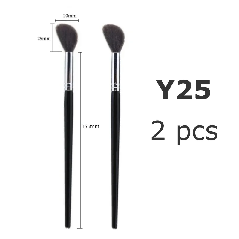 มุมแปรงเน้นข้อความ Face Shadow Blending Natural Goat Hair Powder Blusher แปรงแต่งหน้าเครื่องมือ — image 7